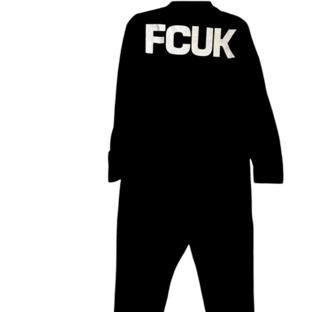 French Connection FCUK Long Sleeve Cotton Jumpsuit